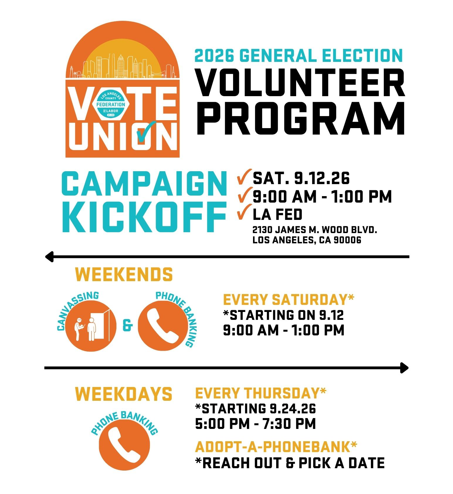 <span class=''>L.A. County Federation of Labor 2026 Campaign Kickoff</span>